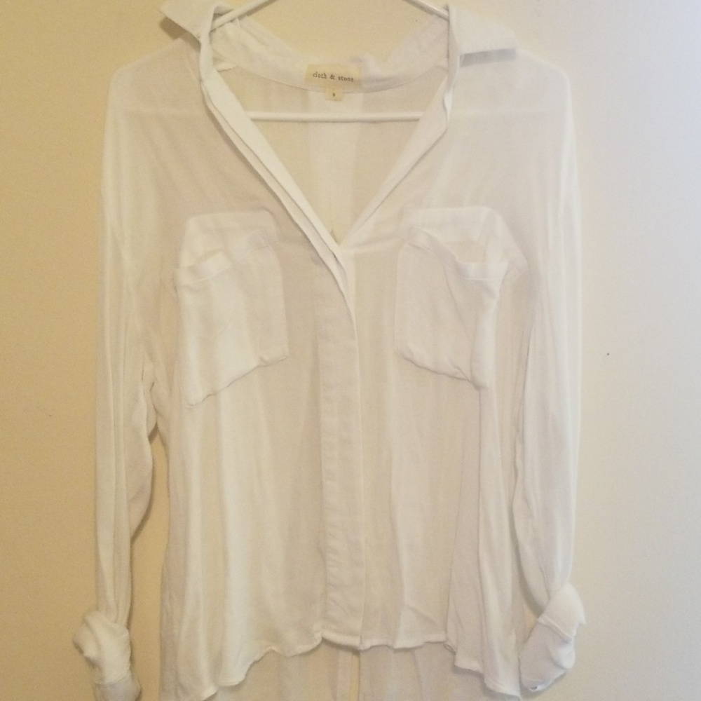 Cloth and Stone White blouse